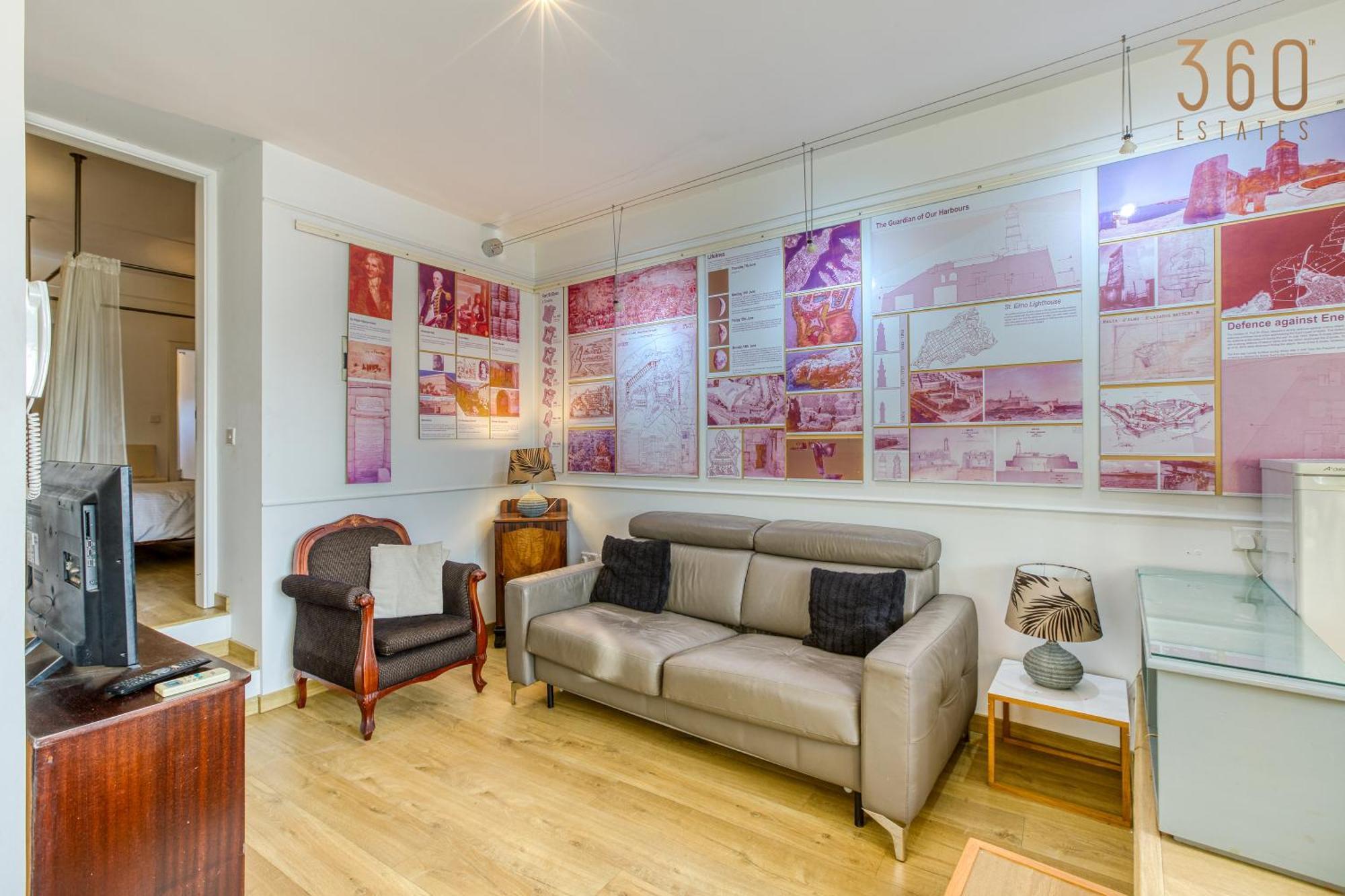 Comfortable 1Br Home With Maltese Balcony In Valletta By 360 Estates Экстерьер фото